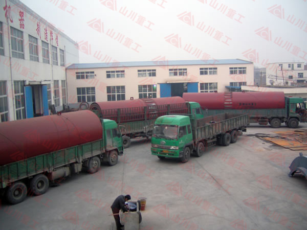 回轉窯發(fā)貨現(xiàn)場